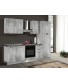 Cucina 255 cm con frigo