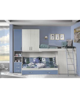Cameretta moon maxy 2 letti