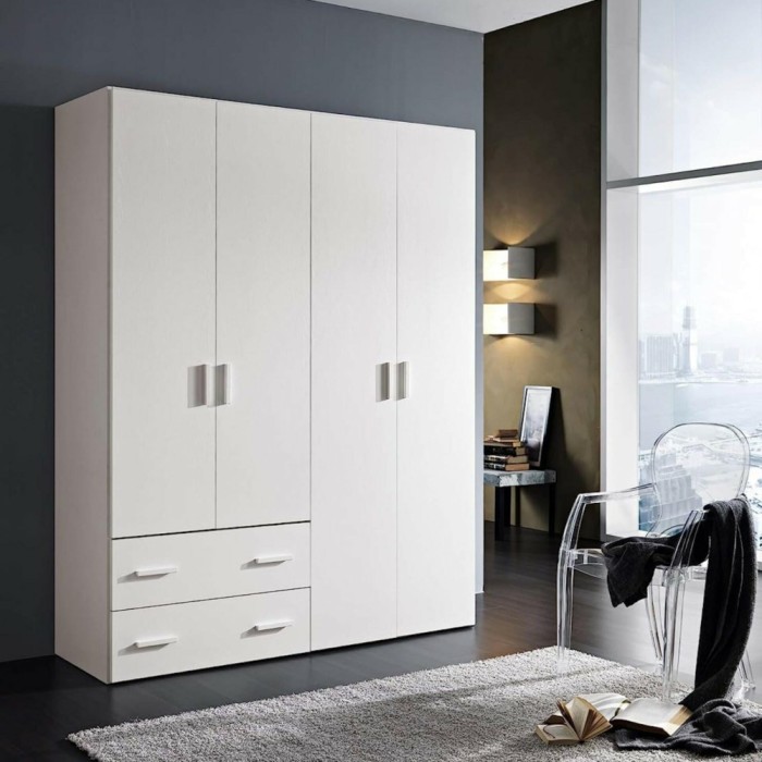 Armadio small 4 porte bianco