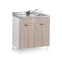 Sottolavello e lavello da 80 cm in Kit