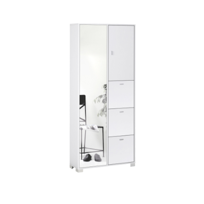 Multiuso con anta a specchio