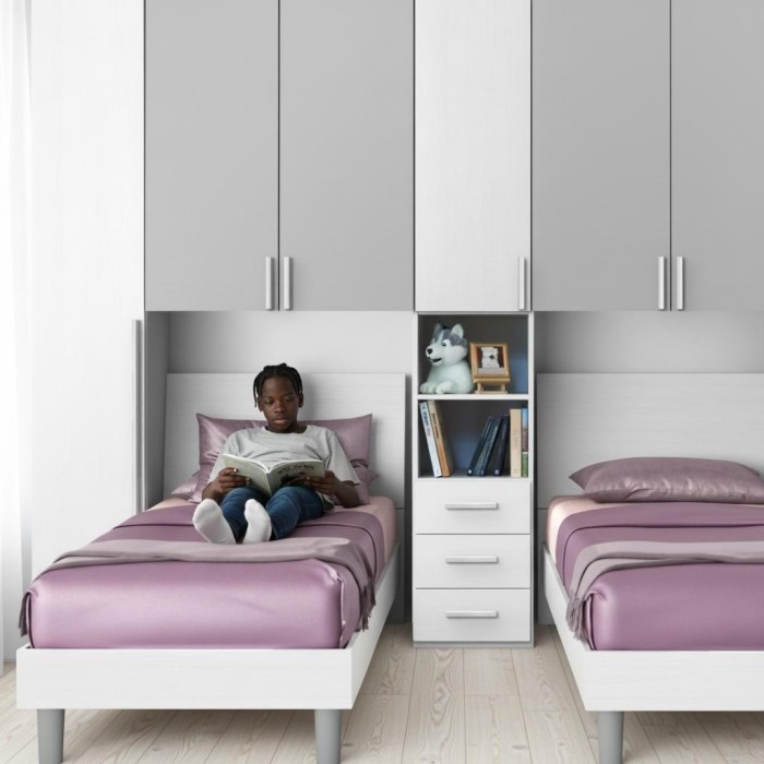 Cameretta Elisa doppio letto a ponte