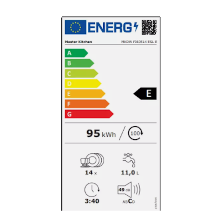Lavastoviglie incasso Master kitchen