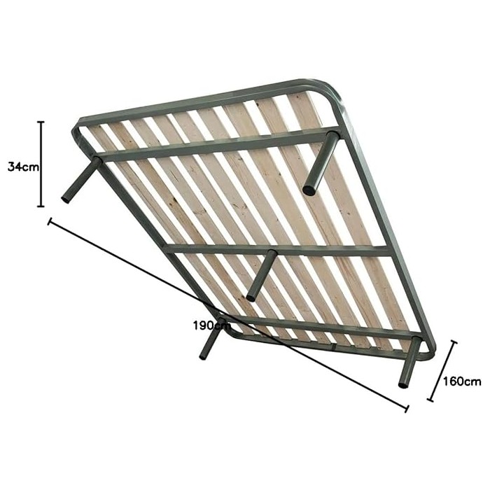 Rete matrimoniale in Legno di Pino