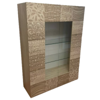 Vetrina contemporanea espositiva Rovere Samoa