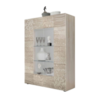 Vetrina contemporanea espositiva Rovere Samoa