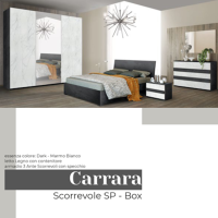 Camera da letto Carrara scorrevole SP/Box