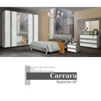 Camera da letto Carrara Battente SP